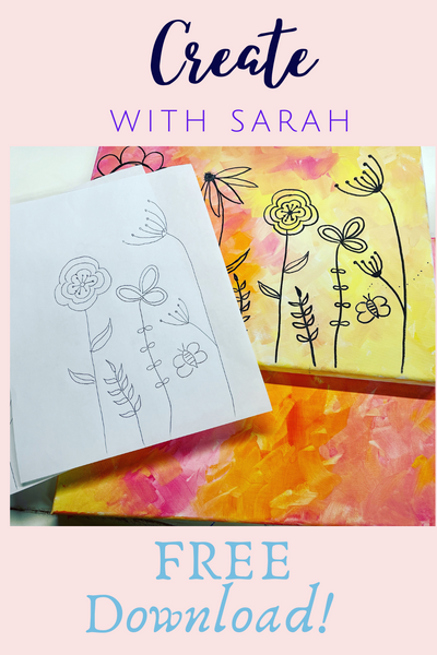 Create the Boho Flowers with me!!