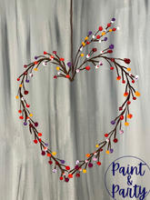 Load image into Gallery viewer, Fall Heart Wreath Painting Tutorial
