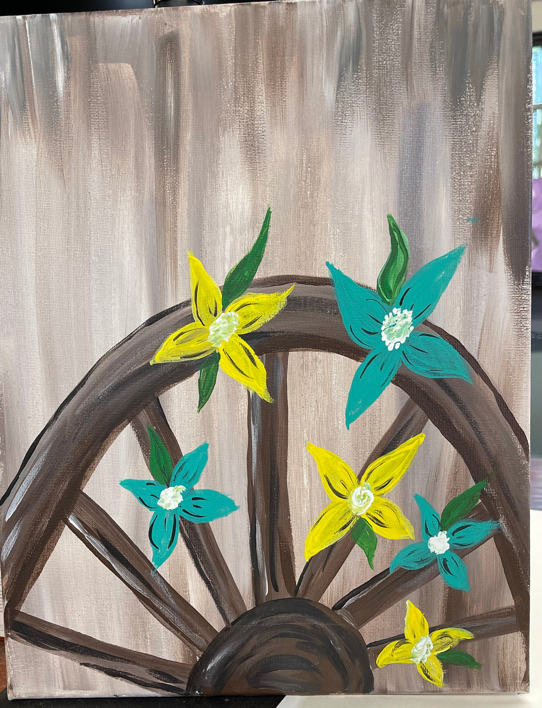 Wagon Wheel Painting Tutorial