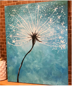 Spring Dandelion Tutorial – PaintandPartyIndy