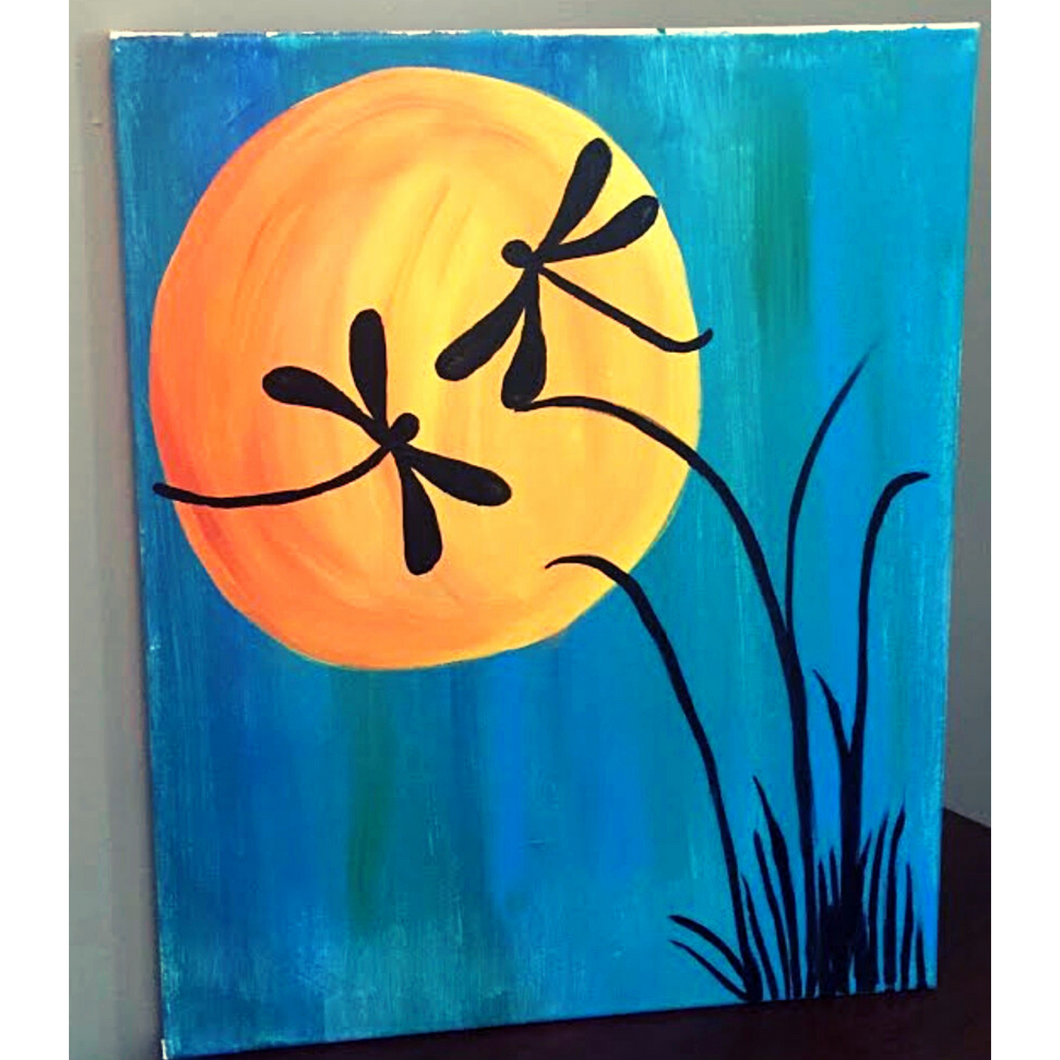 Dragonfly Sun Painting Tutorial